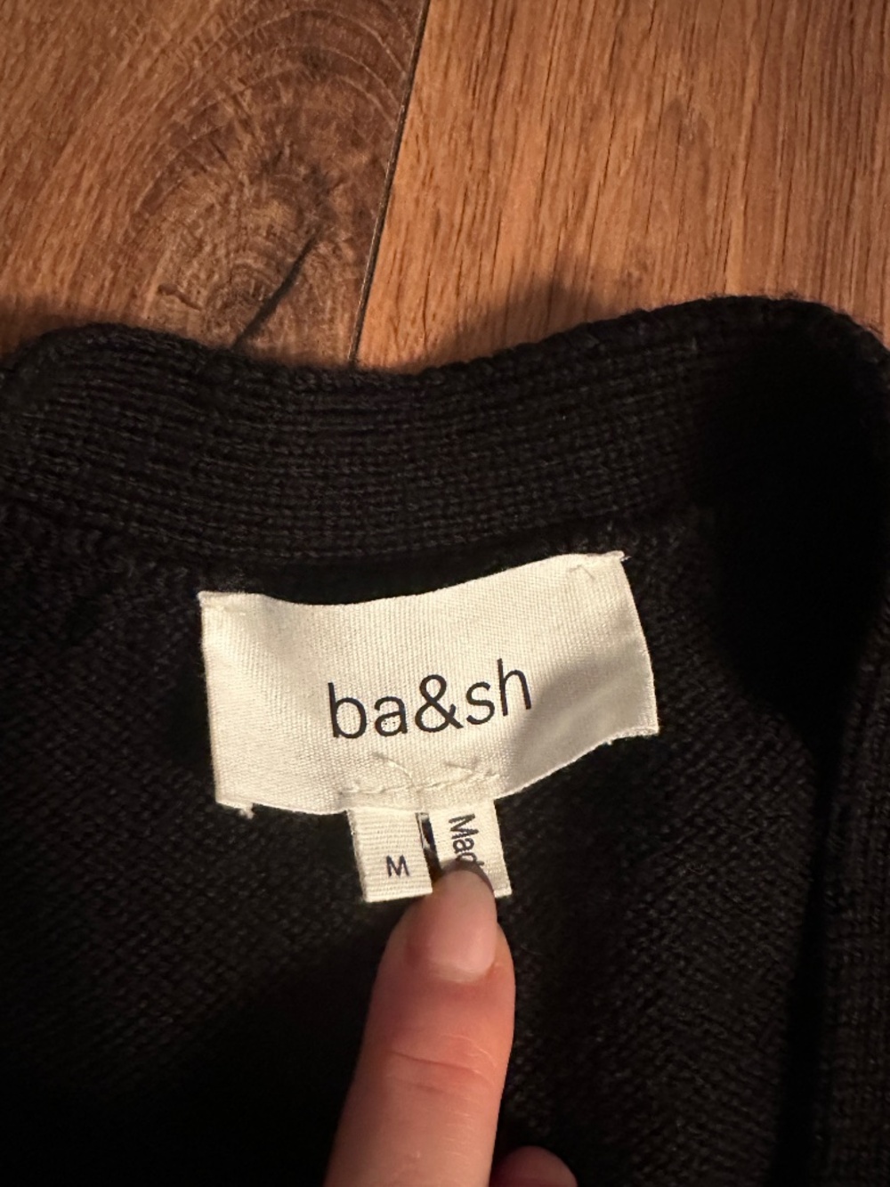 BA&SH Tanda Cropped Cardigan.100% wool - Picture 6 of 10
